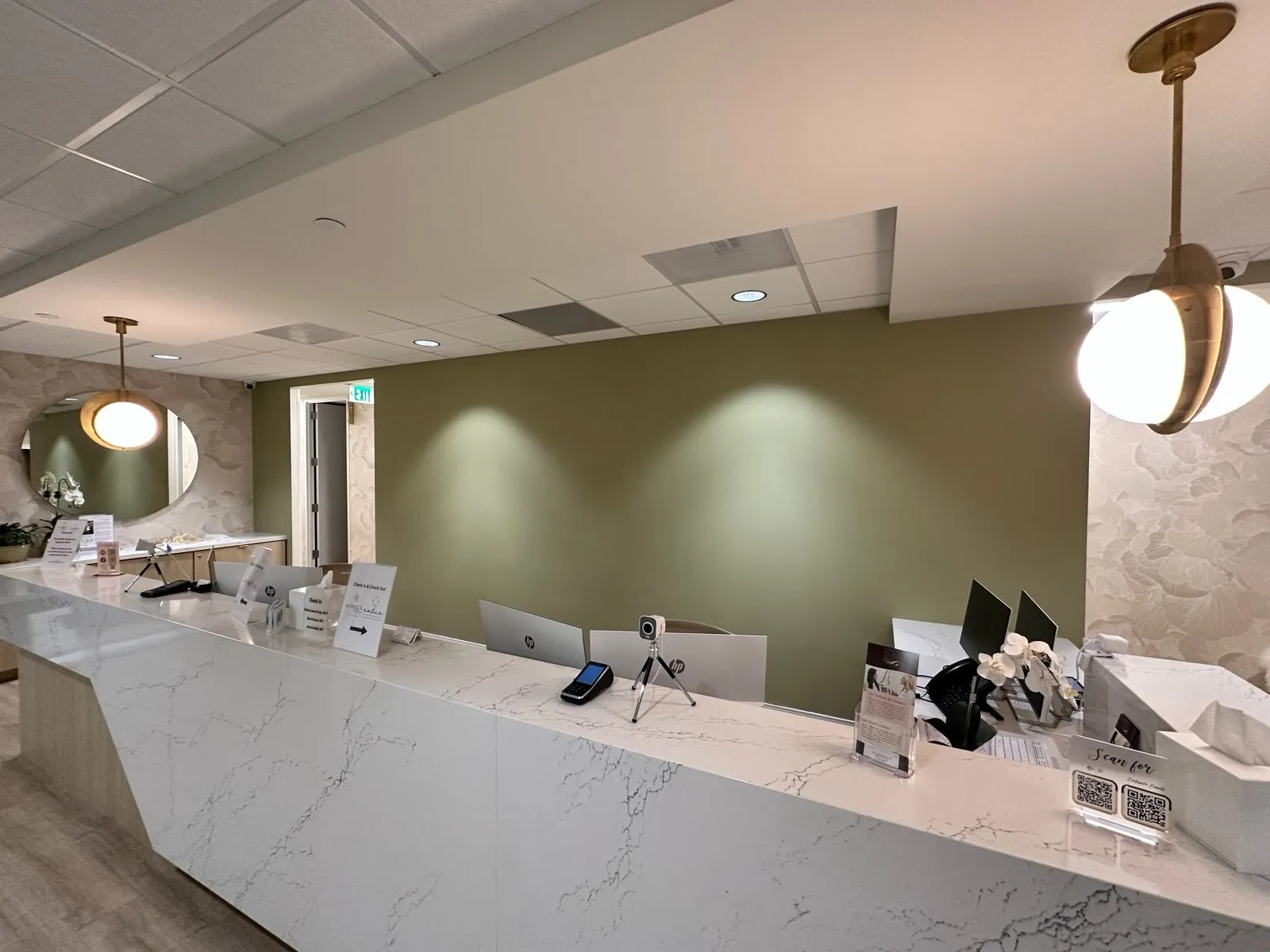 Commercial Wallpaper Installation by Revere Wallpaper Installations in Kenmore, Boston