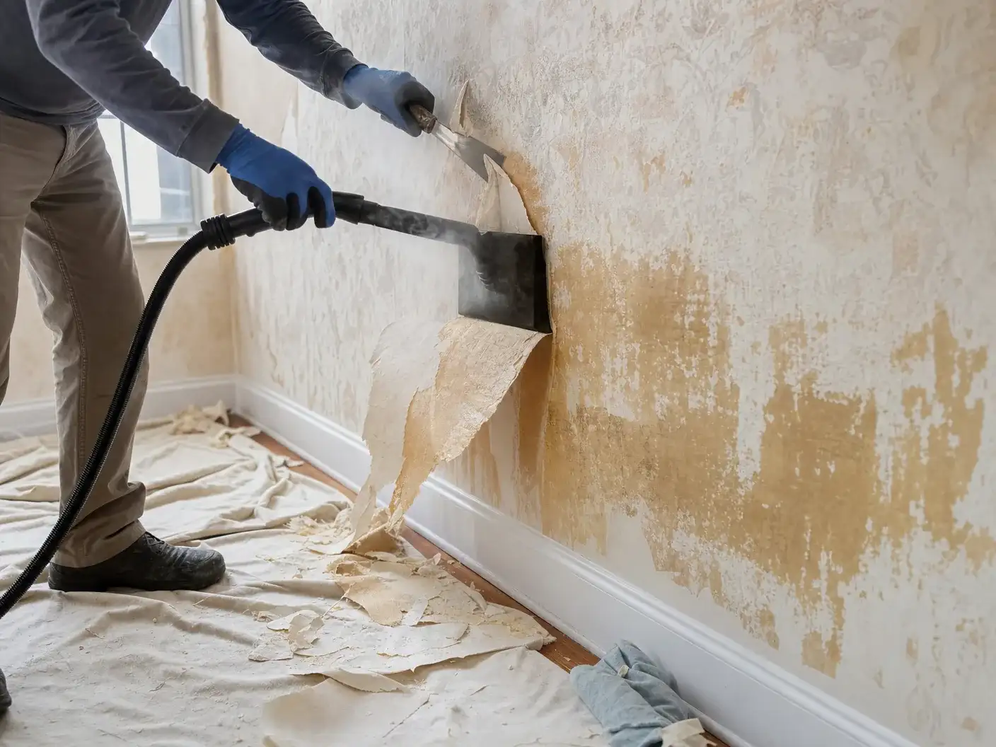 Professional Wallpaper Removal by Revere Wallpaper Installations in Boston