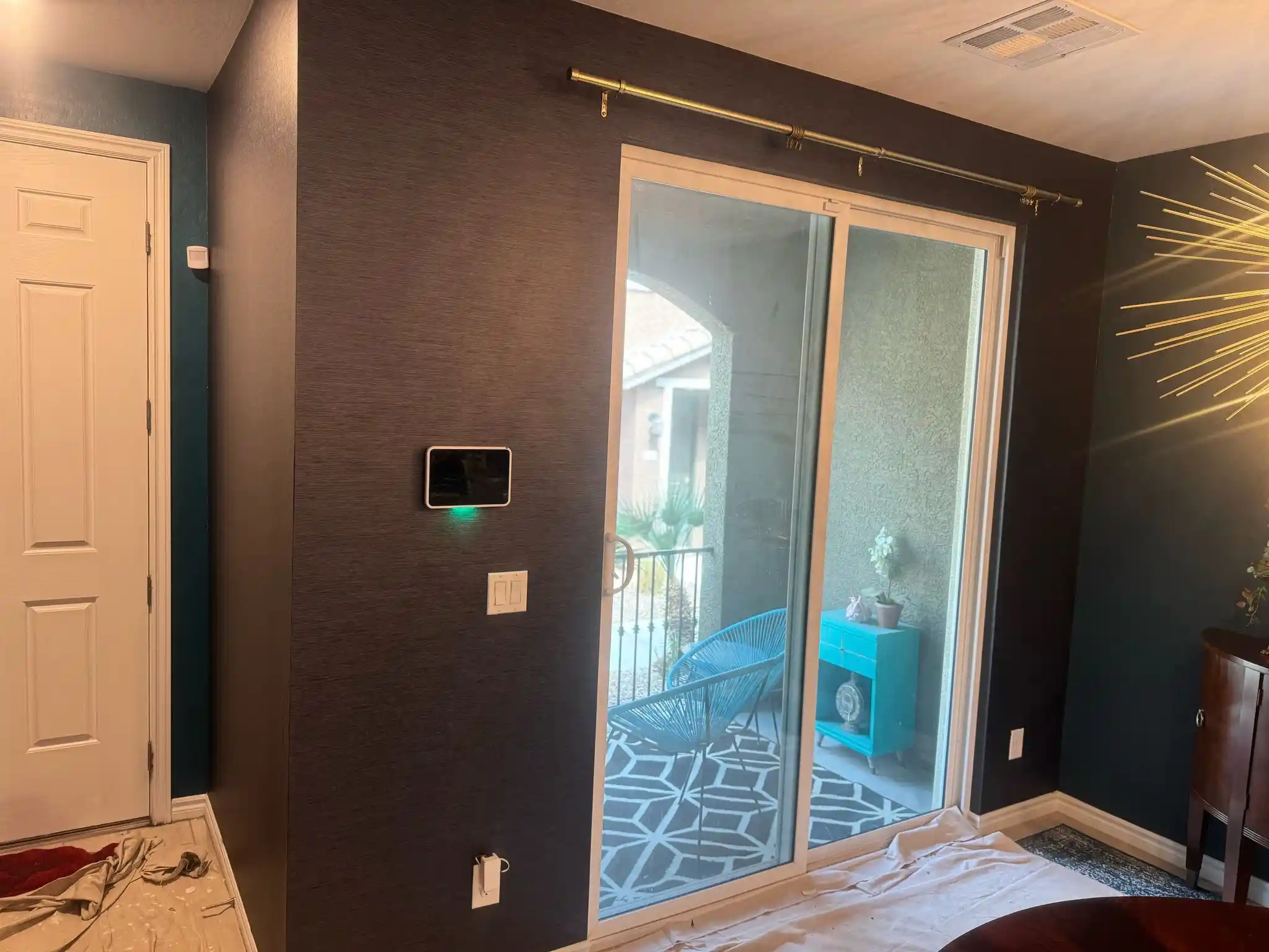 Revere Wallpaper Installations team at work on a residential project in West End, Boston